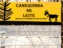 Tablet Screenshot of canequinhadeleite.blogspot.com