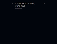 Tablet Screenshot of franciscobonal.blogspot.com