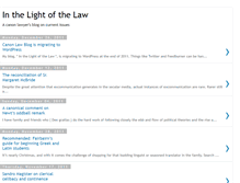 Tablet Screenshot of canonlawblog.blogspot.com
