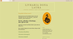 Desktop Screenshot of livrariadonalaura.blogspot.com