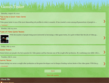 Tablet Screenshot of beagametester02.blogspot.com