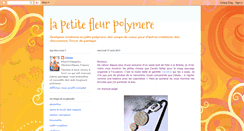 Desktop Screenshot of lapetitefleurpolymere.blogspot.com