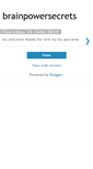 Mobile Screenshot of brainpowersecrets.blogspot.com