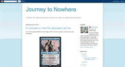 Desktop Screenshot of mtg-journey2nowhere.blogspot.com