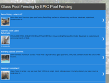 Tablet Screenshot of epicpoolfencing.blogspot.com