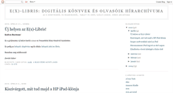 Desktop Screenshot of e-libris.blogspot.com