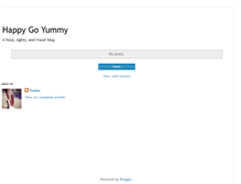 Tablet Screenshot of happygoyummy.blogspot.com