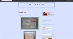 Desktop Screenshot of craftydoctor.blogspot.com