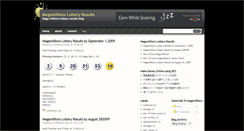 Desktop Screenshot of megamillions-lottery-results.blogspot.com
