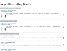 Tablet Screenshot of megamillions-lottery-results.blogspot.com