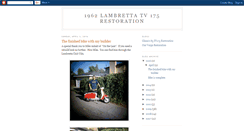 Desktop Screenshot of lambrettarestoration.blogspot.com