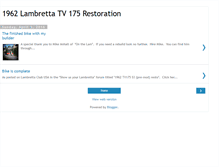 Tablet Screenshot of lambrettarestoration.blogspot.com