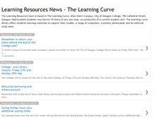 Tablet Screenshot of learningcurve-cc.blogspot.com