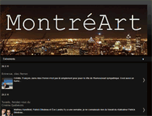 Tablet Screenshot of montreart.blogspot.com