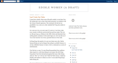 Desktop Screenshot of ediblewomen.blogspot.com