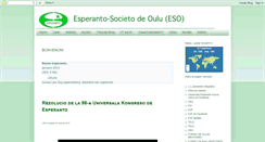 Desktop Screenshot of oulunesperantoseura.blogspot.com