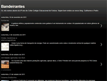 Tablet Screenshot of bandeiranteportugues.blogspot.com