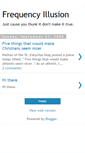 Mobile Screenshot of frequencyillusion.blogspot.com