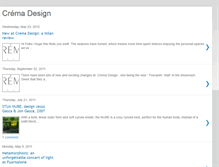Tablet Screenshot of cremadesign.blogspot.com