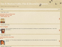 Tablet Screenshot of coblespaintedworld.blogspot.com