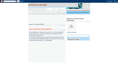 Desktop Screenshot of marketingypublicidadconsultora.blogspot.com