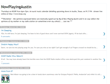 Tablet Screenshot of nowplayingaustin.blogspot.com