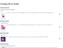 Tablet Screenshot of livinglifeincolor.blogspot.com