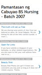 Mobile Screenshot of pncbsn2007.blogspot.com