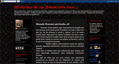 Desktop Screenshot of historiasdeunfinancieroloco.blogspot.com