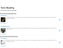 Tablet Screenshot of madame-tarot.blogspot.com