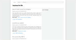 Desktop Screenshot of lifeforbussines.blogspot.com