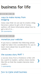 Mobile Screenshot of lifeforbussines.blogspot.com