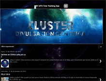 Tablet Screenshot of cluster-divulgacioncientifica.blogspot.com