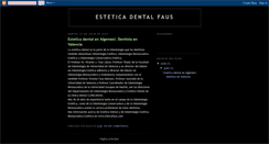 Desktop Screenshot of esteticadentalfaus.blogspot.com