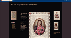 Desktop Screenshot of heartofjesusintheeucharist.blogspot.com