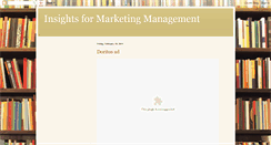 Desktop Screenshot of insightsformarketing.blogspot.com