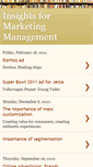 Mobile Screenshot of insightsformarketing.blogspot.com