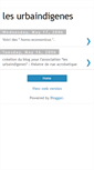 Mobile Screenshot of lesurbaindigenes.blogspot.com