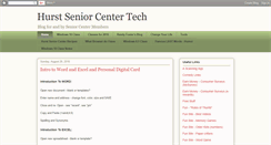 Desktop Screenshot of hursttech.blogspot.com