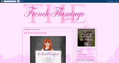 Desktop Screenshot of frenchflamingo.blogspot.com