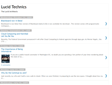 Tablet Screenshot of lucidtechnics.blogspot.com