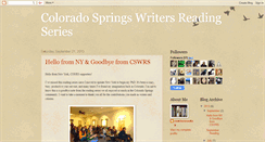 Desktop Screenshot of cswritersreading.blogspot.com