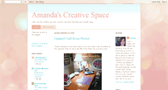 Desktop Screenshot of amandascreativespace.blogspot.com