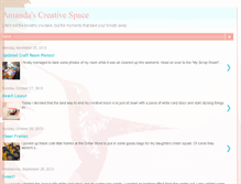 Tablet Screenshot of amandascreativespace.blogspot.com