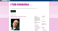 Desktop Screenshot of i-talk-celebrities.blogspot.com