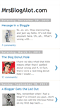 Mobile Screenshot of mrsblogalot.blogspot.com