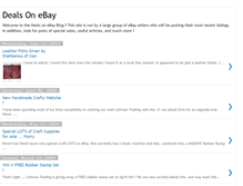 Tablet Screenshot of dealsonebay.blogspot.com