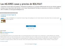 Tablet Screenshot of casasenbolivia.blogspot.com