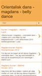 Mobile Screenshot of orientalisk-dans.blogspot.com