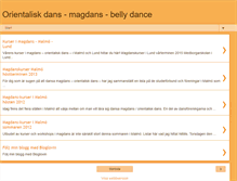 Tablet Screenshot of orientalisk-dans.blogspot.com